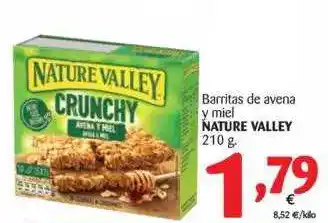 Alimerka Nature Valley Barritas De Avena Y Miel 210g oferta
