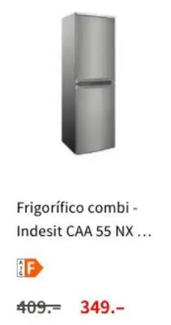 MediaMarkt Frigorifico combi Indesit CAA 55 NX oferta