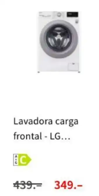 MediaMarkt LG Lavadora carga frontal oferta
