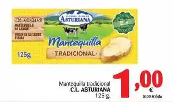 Alimerka Mantequilla Tradicional C.L. Asturiana 125g oferta