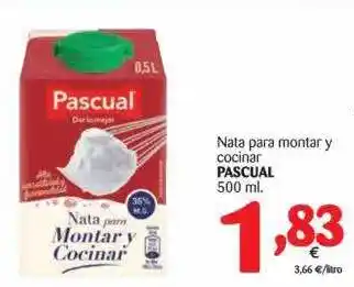 Alimerka Pascual Nata Para Montar O Cocinar 500ml oferta