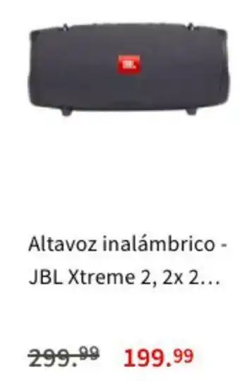 MediaMarkt JBL Altavoz inalámbrico - Xtreme 2, 2x2 oferta