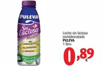 Alimerka Puleva Leche Sin Lactosa Semidesnatada 1 Litro oferta