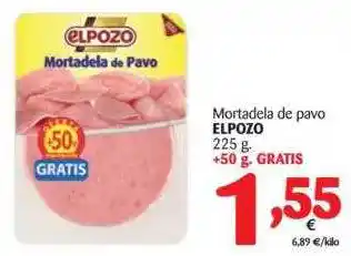 Alimerka Elpozo Mortadela De Pavo 225g oferta