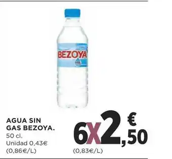Supercor Exprés Agua Sin Gas Bezoya. 50 Cl. oferta