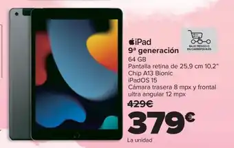Carrefour iPad 9ª generación oferta