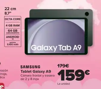 Carrefour SAMSUNG Tablet Galaxy A9 oferta