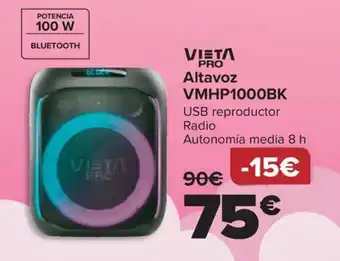 Carrefour Altavoz VMHP1000BK oferta