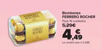 Carrefour Bombones FERRERO ROCHER oferta