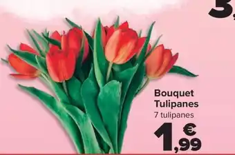 Carrefour Bouquet Tulipanes 7 tulipanes oferta