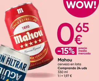 Pepco Mahou oferta