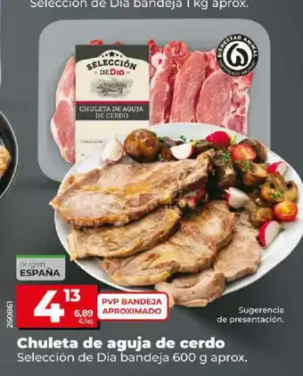 Maxi Dia Chuleta de aguja de cerdo oferta