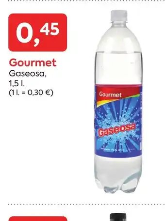 Suma Supermercados Gourmet Gaseosa, oferta