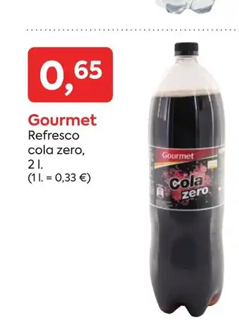 Suma Supermercados Gourmet Refresco cola zero, oferta
