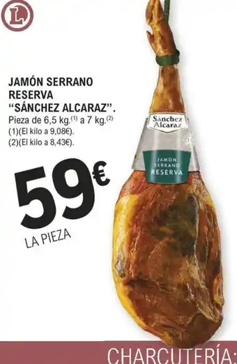 E.Leclerc JAMÓN SERRANO RESERVA oferta