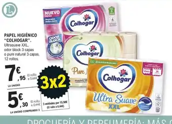 E.Leclerc PAPEL HIGIÉNICO "COLHOGAR". oferta