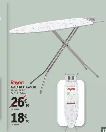 E.Leclerc TABLA DE PLANCHAR. oferta