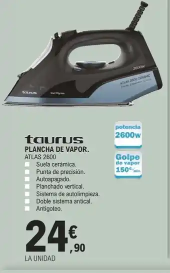 E.Leclerc PLANCHA DE VAPOR. oferta
