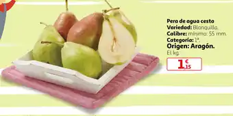 Alcampo Pera de agua ceste oferta