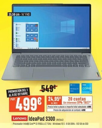 PCBox Lenovo IdeaPad S300 oferta