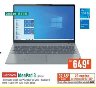PCBox Lenovo IdeaPad 3 oferta