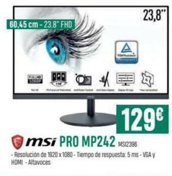 PCBox Msi Pro MP242 oferta