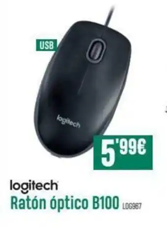 PCBox Logitech Ratón óptico B100 oferta