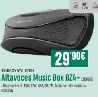PCBox Energy Altavoces Music Box BZ4+ oferta
