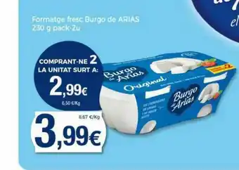 Keisy Formatge Fresc Burgo De Arias 230g oferta