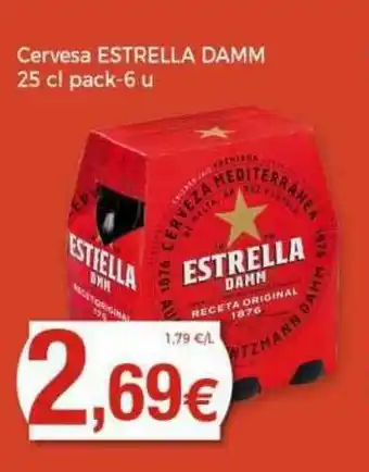Keisy Cervesa Estrella Damm 25cl oferta