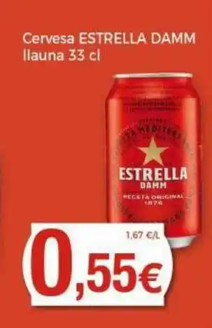 Keisy Cervesa Estrella Damm 33cl oferta