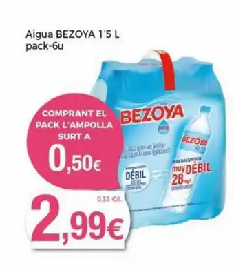 Aigua Bezoya 1,5l