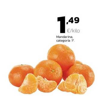 Supermercados Lupa Mandarina oferta