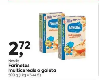 Suma Supermercados Nestlé Farinetes Multicereals O Galeta 500g oferta