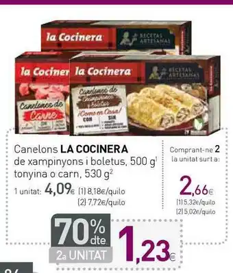 Condis Canelons La Cocinera 530g oferta