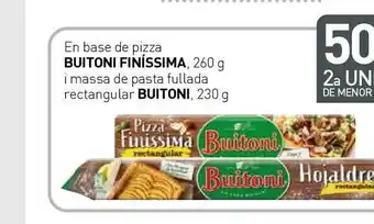 Condis En Base De Pizza Buitoni Finissima oferta