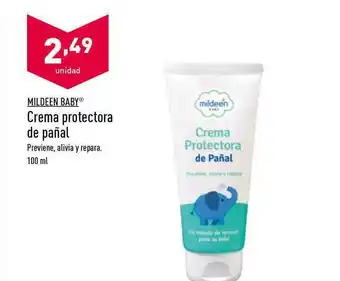 ALDI Mildeen Baby Crema Protectora De Pañal oferta