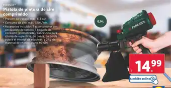 Lidl Pistola de pintura de aire comprimido oferta