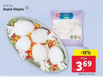 Lidl Ocean Sea Sepia limpia oferta