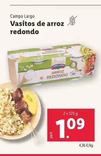 Lidl Campo Largo Vasitos de arroz redondo oferta