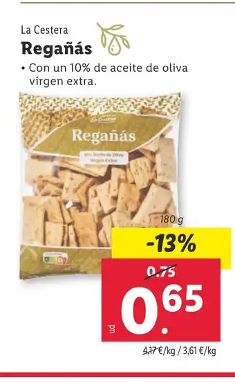 Lidl La Cestera Regañás oferta