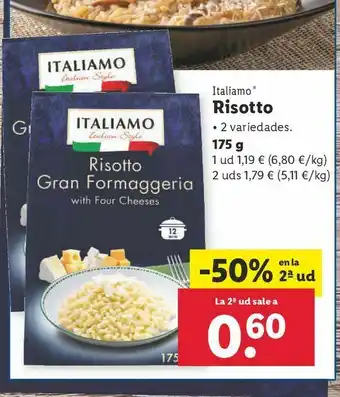 Lidl Arroz italiamo oferta