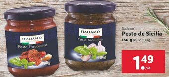 Lidl Salsa pesto italiamo oferta