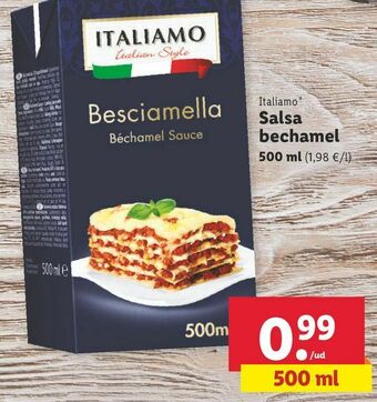 Lidl Bechamel italiamo oferta
