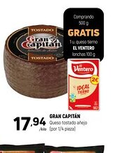 Coviran GRAN CAPITÁN Queso tostado añejo oferta