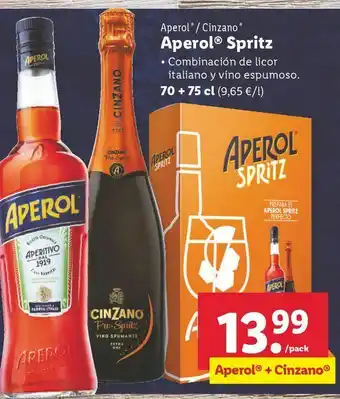 Lidl Licor aperol oferta