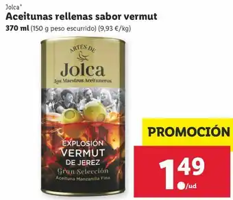 Lidl Aceitunas rellenas jolca oferta