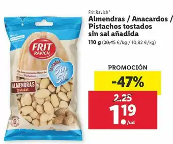 Lidl Almendras frit ravich oferta