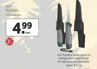 Lidl Navajas crivit oferta