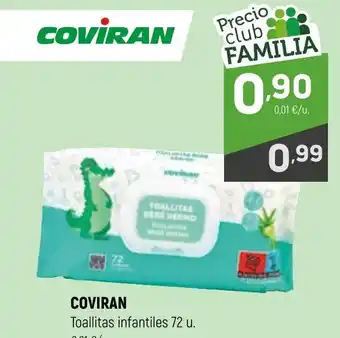 Coviran COVIRAN Toallitas infantiles 72 u. oferta
